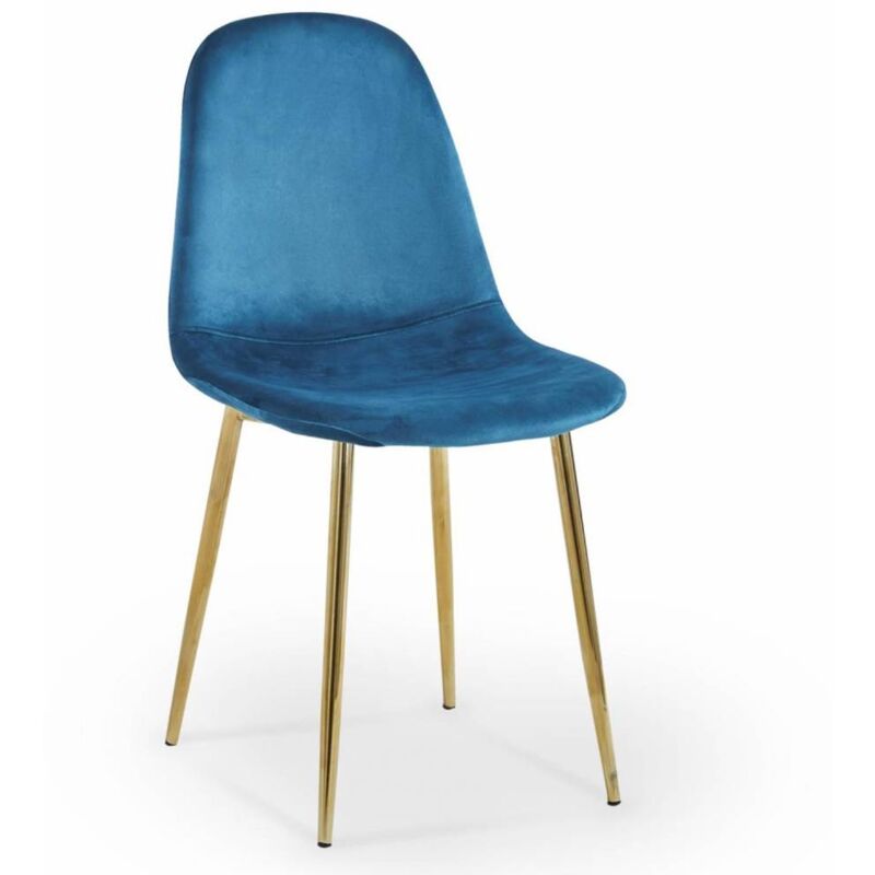

Silla Coro Velvet Gold Turquesa Velvet Ancho: X Largo: X Alto: