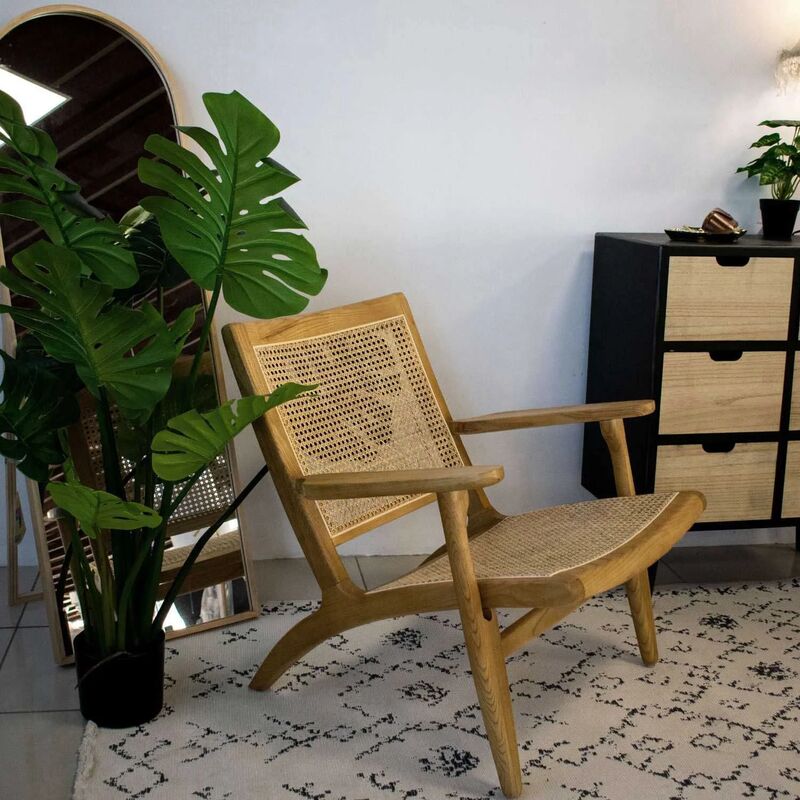 

Lúzete - Sillón Madera De Olmo Natural Einar