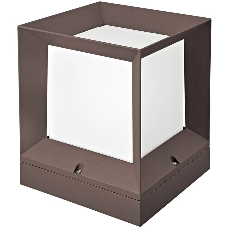 

SOBREMURO EXTERIOR SNOWDROP 22CM E27 MARRÓN - Lúzete