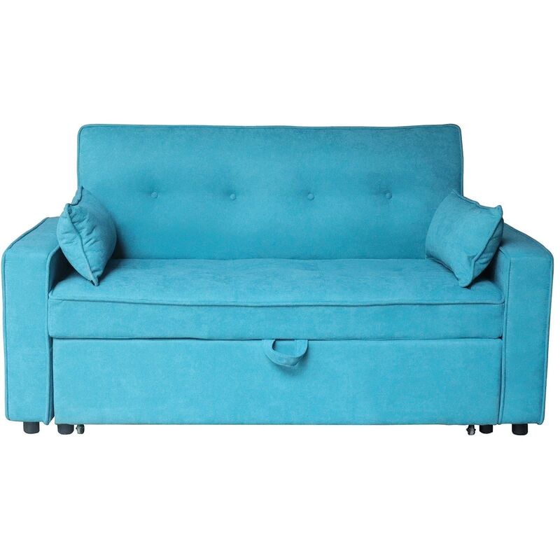

Lúzete - Sofá Cama Azul Lexie