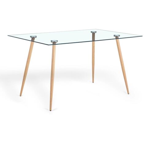 LÚZETE - TABLE EN VERRE VIKING