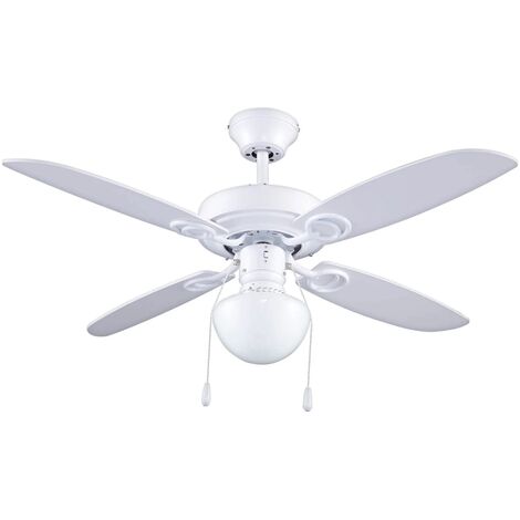 LÚZETE - VENTILADOR DE TECHO ITZEL BLANCO - Blanco