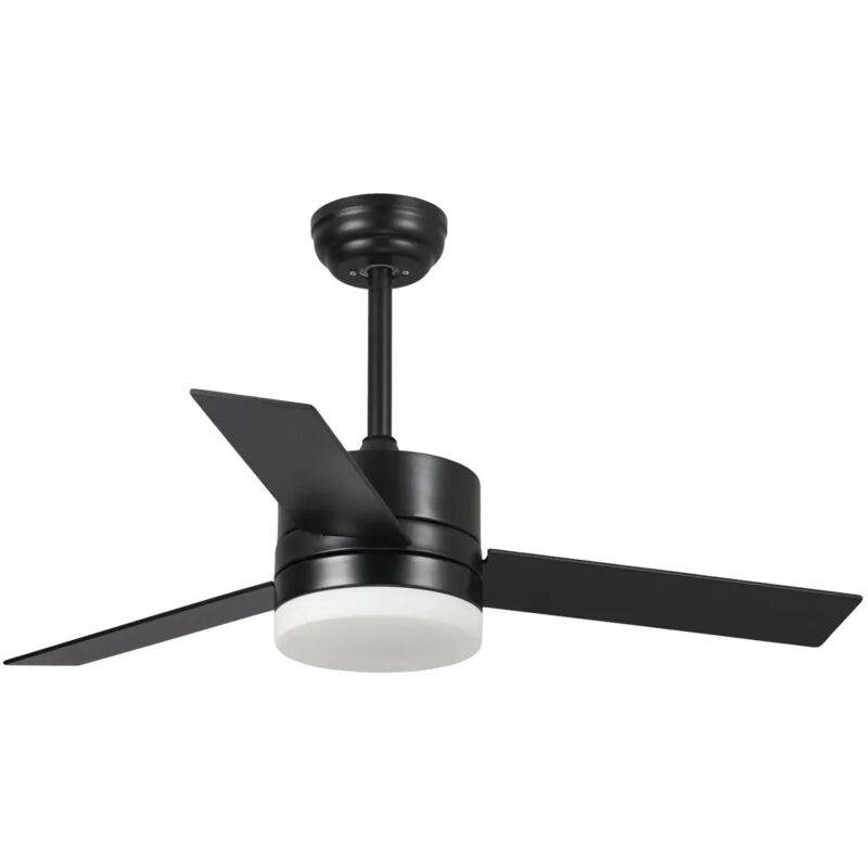 

VENTILADOR DE TECHO LED LORENZO 16W NEGRO - Lúzete