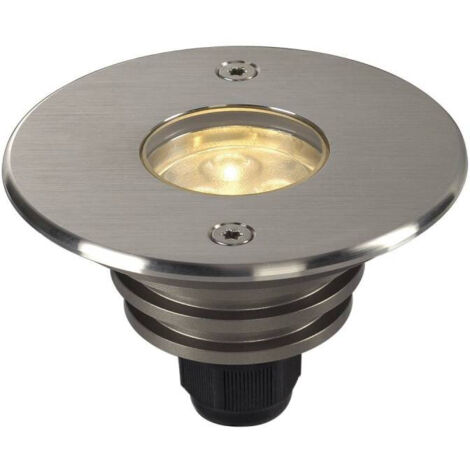 LV encastré DASAR 920 rond LED Inox 316 7W  3000K 12-25V IP67 - SLV - 233500