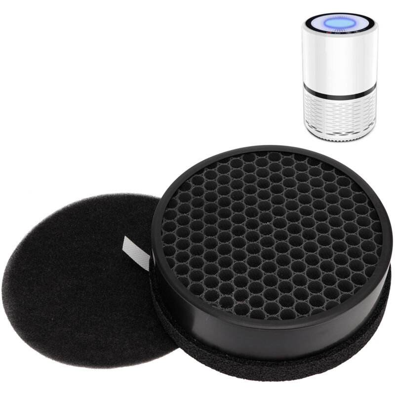 LV-H132 Filtre de Remplacement, 3-en-1 Pré-Filtre, Véritable Filtre Hepa, Filtre à Carbone Activé à Haute Efficacité, LV-H132-RF
