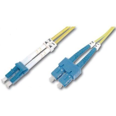 LWL Patchkabel DIGITUS LC - SC 2.00m Singlemode Duplex OS2 (DK-2932-02)