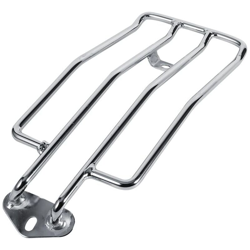 Image of LYCXAMES 14,5 x 36,5 cm Motorrad Solo Rücksitz Gepäckträger Regalstütze für XL883/1200 (Silber)