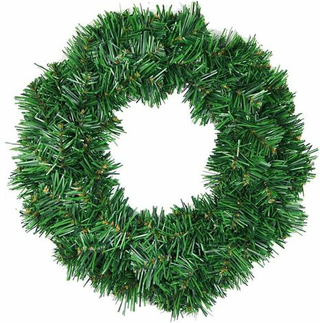 LYCXAMES 1pcs Couronne De Noël Artificielles Couronne De Fleurs Noël À Décorer Porte Sapin De Noel Diamètre 30cm