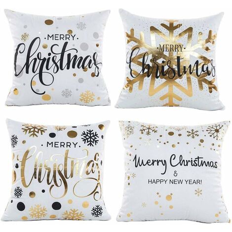 Cojines Decorativos Navideños de Navidad Sala Cama Para Sofa Rojos Fundas  18x18