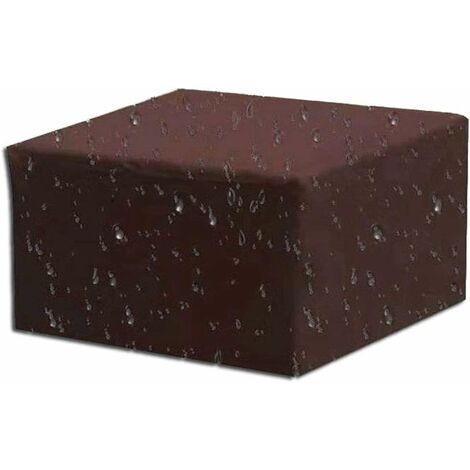Housse De Meuble, Housse De Protection pour Mobilier De Jardin Imperméable Au Vent Housse Mobilier À Toute Épreuve 210D Oxford Tissu Grand Jardin De Table