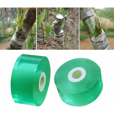 LYCXAMES -- Ruban de Greffage, Ruban de Greffage Transparent à 2 Rouleaux 8cm, Ruban Extensible pour Greffe de Pied, Ruban de Greffe de Greffe d'arbres de Jardin de Réparation de Plantes Barrière d'hu