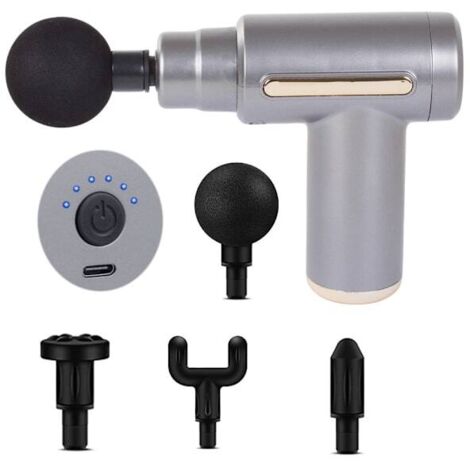 LYERCW - Pistolet de massage / Pistolet de massage musculaire / Pistolet de massage sans fil rouge