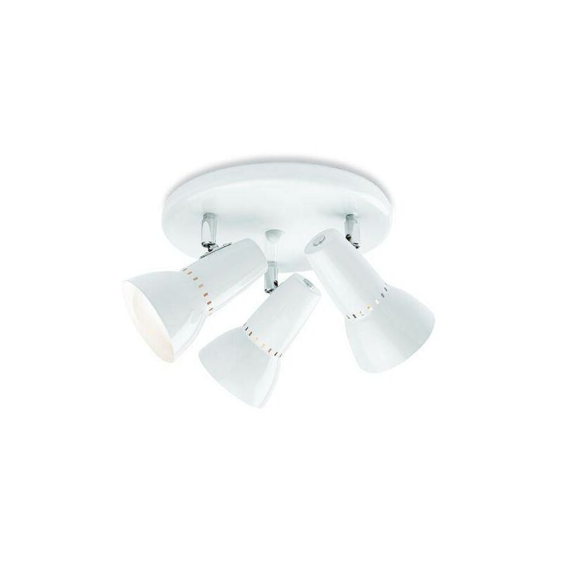 Lynx - 3 Light Flush Light White - Firstlight