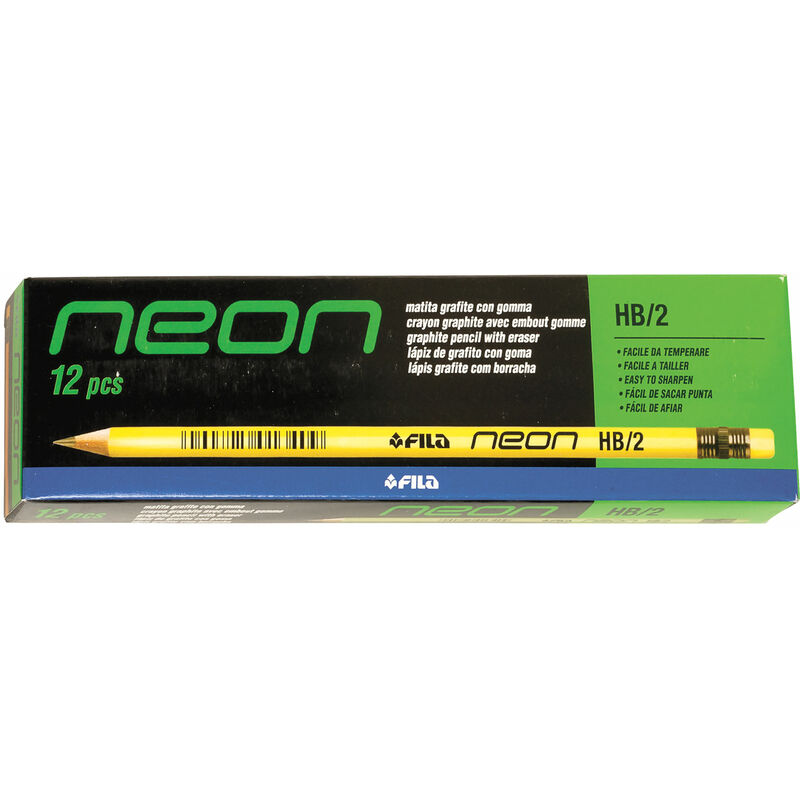 Fila - Lyra 1290100 Neon HB Fluorescent Pencils Box 12