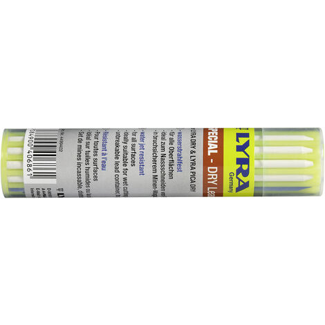 LYRA PICA Dry Marker Ersatzminen-Set Strichstärke 2,8mm Schreibfarbe graphi 