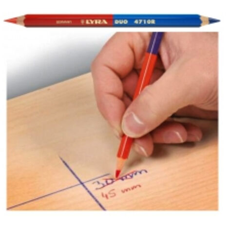 LYRA Crayon bicolore duo giant 3 crayons 175 mm