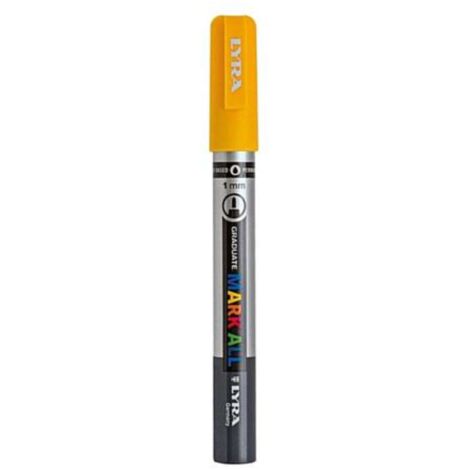 Lyra Mark All Punta Fine 1Mm. Giallo X6