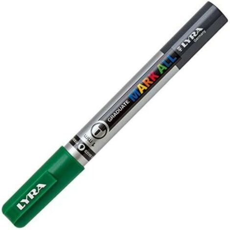 Lyra Mark All Punta Fine 1Mm. Verde Smeraldo X6