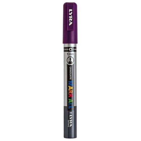 Lyra Mark All Punta Fine 1Mm. Viola X6