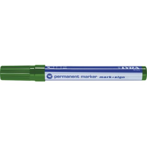 LYRA Permanent-Marker 111 Strichbreite 2-6 mm grün schräge Spitze