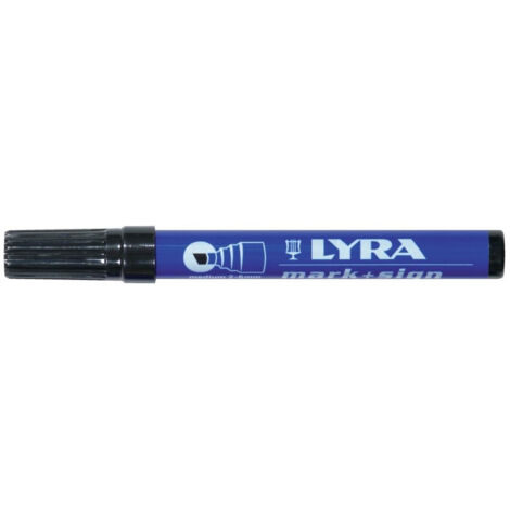 LYRA Permanent-Marker 111 Strichbreite 2-6 mm rot schräge Spitze