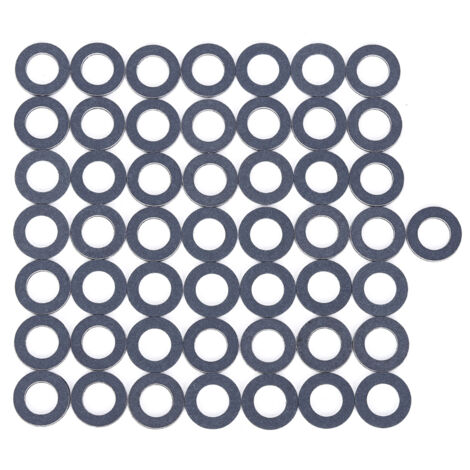 lyrlody 50pcs Joint de Bouchon de Drain d'huile en Alliage en Aluminium Métallique, Haute qualité, Haute Performance, Remplacement Direct avec 90430-12031 pour, Avalon, et Plus Encore.