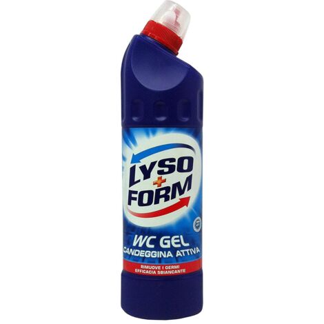 LYSOFORM WC GEL SET 5 PZ DISINCROSTANTE CANDEGGINA ATTIVA 750ML