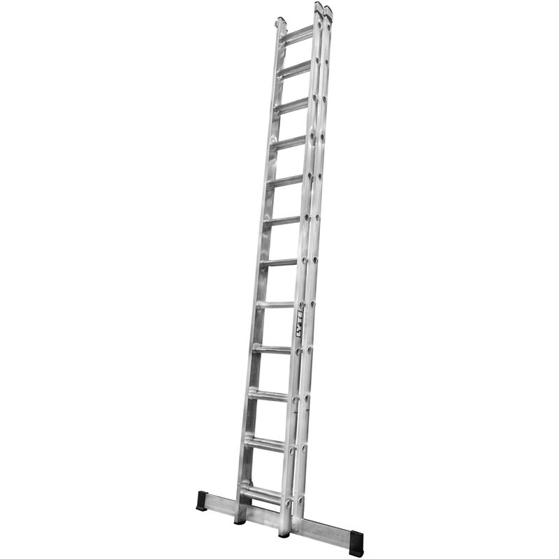 Lyte Ladders - Lyte Double Section Industrial Professional Aluminium Extension Ladder