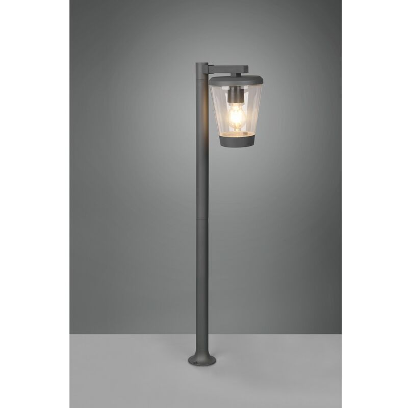 Poteau Extérieur Cavado Lanterne Vintage Aluminium Anthracite IP44 Trio Lighting