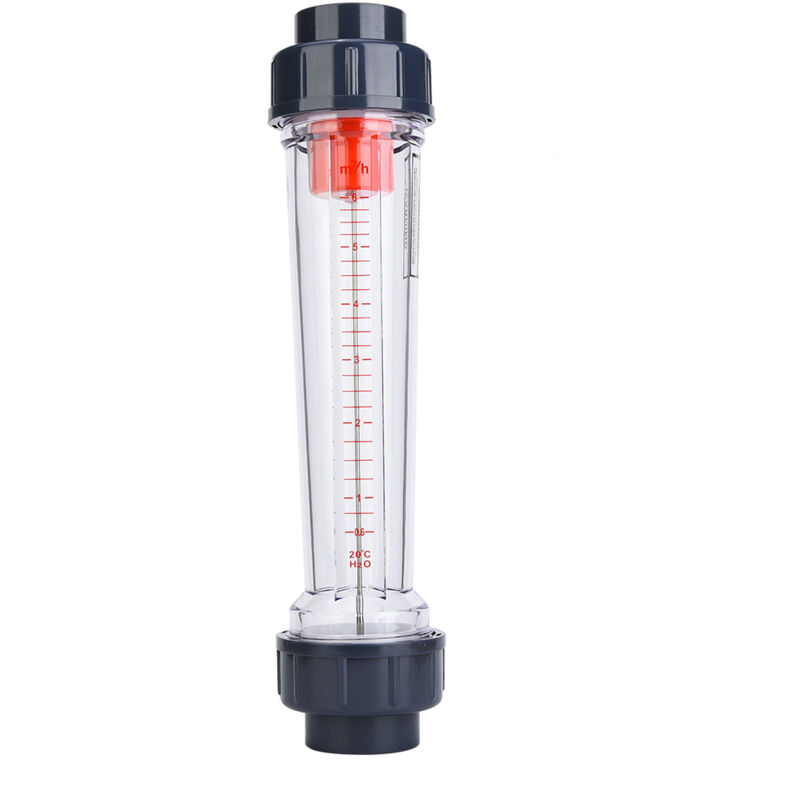 Treetalk - LZS-40 (d) 0.6-6m³/H abs Débitmètre de tuyau en plastique de haute précision Type de tube Eau Liquide Mesure de débitmètre Instrument