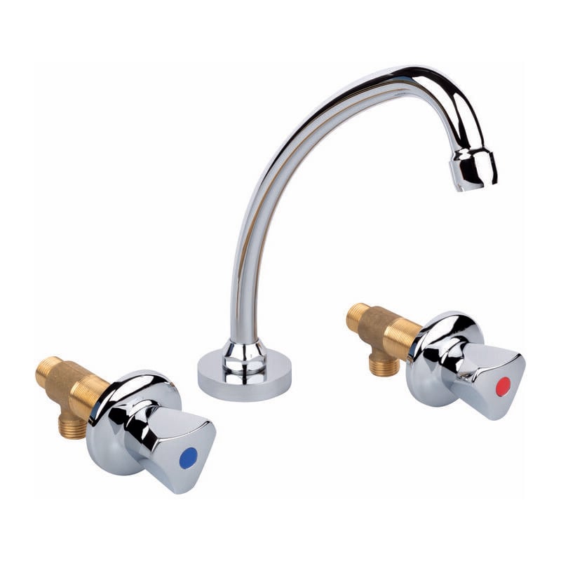 Mélangeur évier Rei Tregi 3 trous bec 200 mm