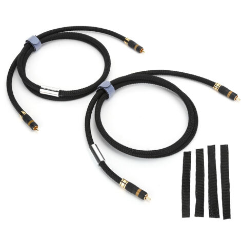 m A202R 5N versilbertes OFC-Kupfer-RCA-HiFi-Audiokabel für HiFi-Signale