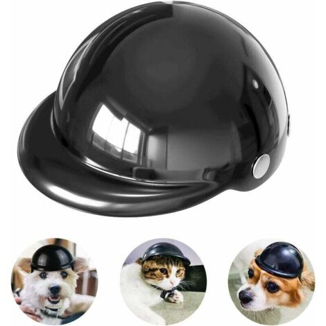M-Casque de Chien Casque de Moto pour Animaux de Compagnie Casquette de sécurité pour Chien Chat vélo Cyclisme Casques de Chien pour Motos Chapeau de Chien pour vélo Petite Taille
