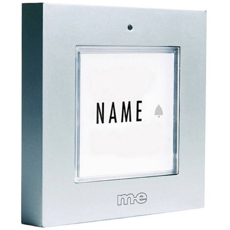 m-e modern-electronics 41272 Campanello senza fili Trasmettitore con targhetta