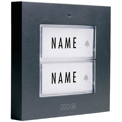m-e modern-electronics 41273 Funkklingel Sender mit Namensschild