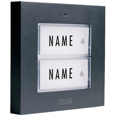 m-e modern-electronics 41273 Funkklingel Sender mit Namensschild