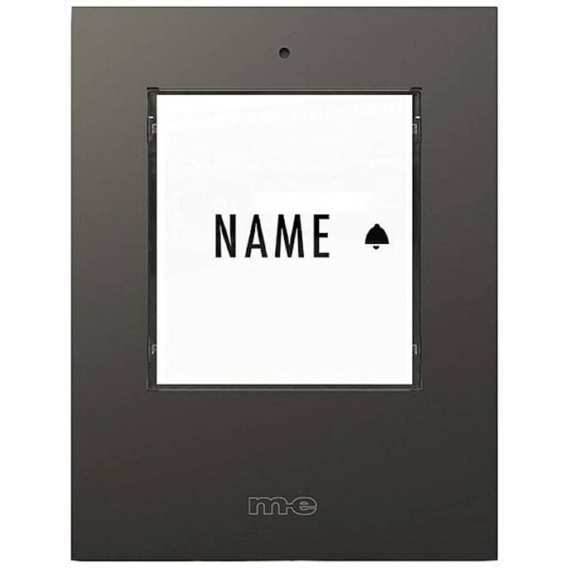 M-e Modern-electronics - 41303 Sonnette sans fil Emetteur éclairée, avec porte-nom