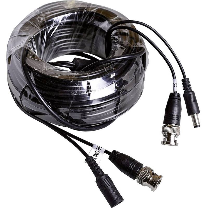 m-e modern-electronics 55323 caméra, vidéo, alimentation Câble de liaison 30.00 m noir