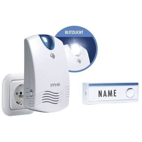 m-e modern-electronics FG1.2 Campanello senza fili con illuminazione