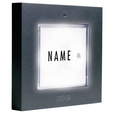 M-E Modern Electronics KTB-1 Campanello Anthracite LED