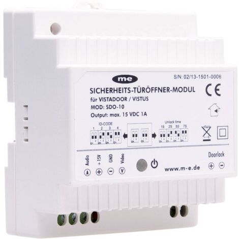 m-e modern-electronics Vistadoor, Vistus Citofono Modulo apriporta