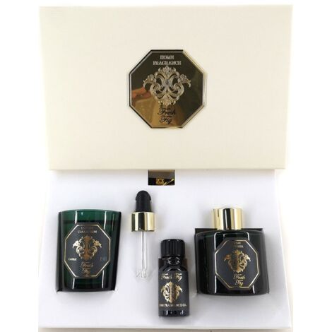 M HOME - SET PROFUMATORE AMBIENTE CASA LUXARY COLLECTION FRESCH FIG