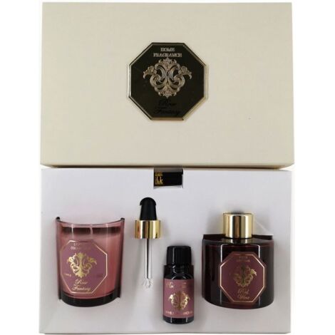M HOME - SET PROFUMATORE AMBIENTE CASA LUXARY COLLECTION ROSE FANTASY