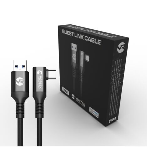 m Kabel von VortexVR USB-A zu Meta Quest Link  zu Quest 3S Quest 3 Quest 2