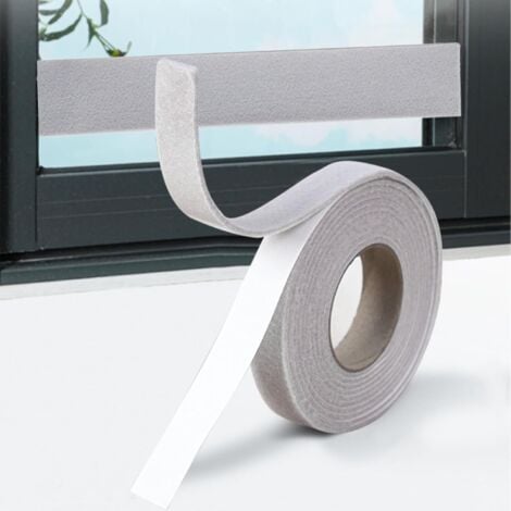 JALLERIA m Kondensationsabsorberstreifen für Fenster – Klebestreifen zum Absorbieren von Feuchtigkeit und zum Trockenhalten – 3 cm x 4 m – Grau