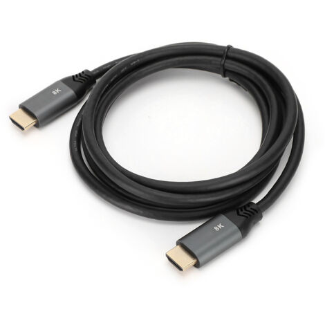 m langes 8K-HDMI-Kabel (60 Hz) für Fernseher, Computer und Projektor – Hochauflösende Audio- und Videoübertragung