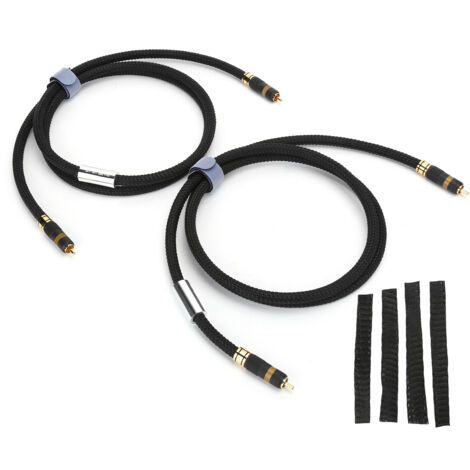m langes, versilbertes OFC-Kupfer-RCA-Audiokabel für HiFi-Signale A202R 5N
