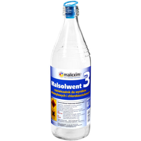 M/MALSOL 3 SOLVANT POUR POLYVINYLE ET CHLORURE 0,5 L - M/MALSOL 3