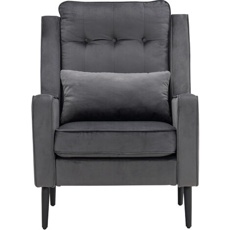 M MCombo Ohrensessel Fernsehsessel Relaxsessel ohne Hocker,  Samt,  7277DE-1
