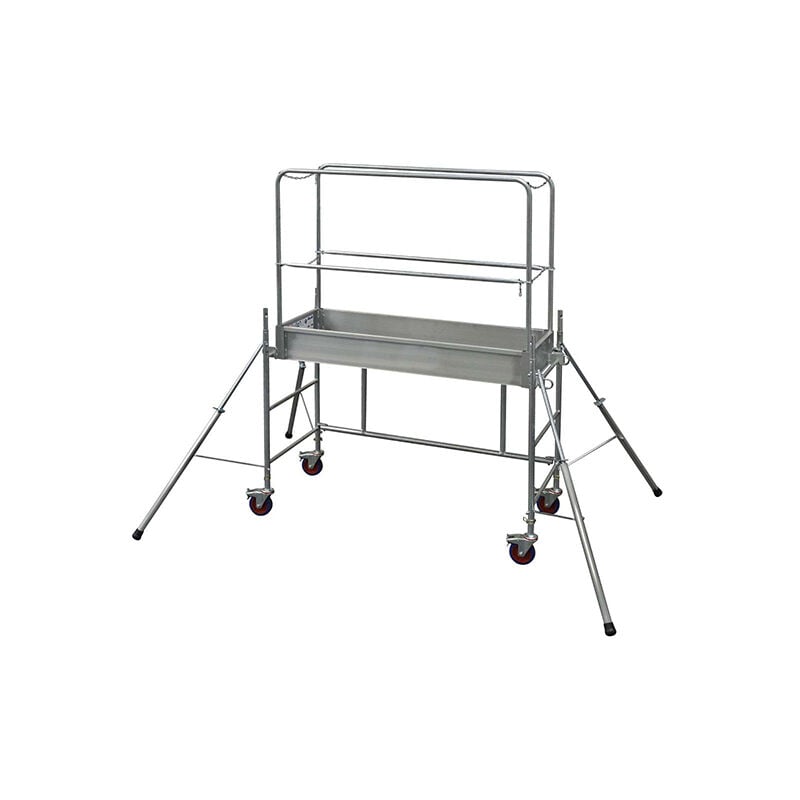 Echafaudage 0.90m hauteur plateau. 2.90m de hauteur travail maximale. - 12.532